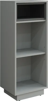 Produktbild von Midischrank Vicco Beatrice Grau/Anthrazit 38 x 93 cm mit 3 Fächern, Model 54893