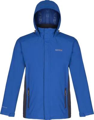 Image de Regatta Great Outdoors Veste d'extérieur pour homme Matt avec capuche, imperméable RG919 (S) (Bleu oxford/gris fer)