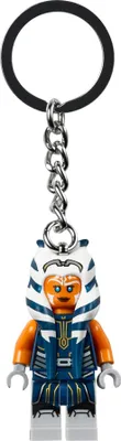 A LEGO Star Wars Ahsoka Tano™ keychain on a white background.