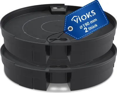 Produktbild von Kohlefilter 2x 190mmØ passend wie Bauknecht 481249038013 Type29 für Dunstabzugshaube