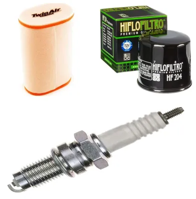 Image de Kit d'entretien pour Yamaha YXR 700 FI Rhino 2008-2014 : filtre à air, filtre à huile, bougie d'allumage de pamoto - Neuf