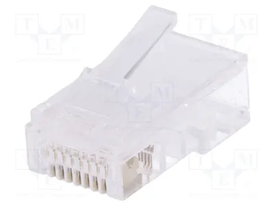 Produktbild von 10x Stecker RJ45 System: 8p8c eschirmt PIN: 8 vergoldet  gerade MP0020 RJ-Steckverbi