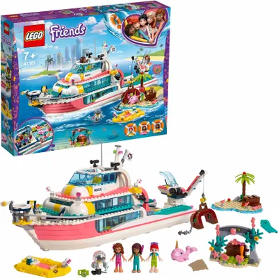 Obrázek produktu pro LEGO Friends Rescue Mission Boat, Sada na stavění, 7 rok/roky, 908 kusů, 1,62 kg