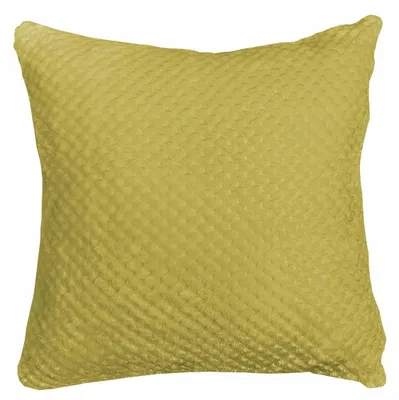Image de Housse de coussin Darymex Amorro, motif jacquard, vert olive, 40x40 cm