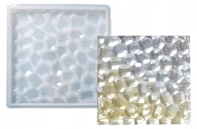 Produktbild von FS-305 Silikon-Gießform für Harz 113x113x9mm