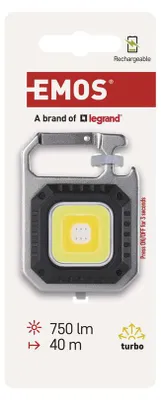 Immagine prodotto di Torcia EMOS COB LED 7IN1 500 MAH 750LM