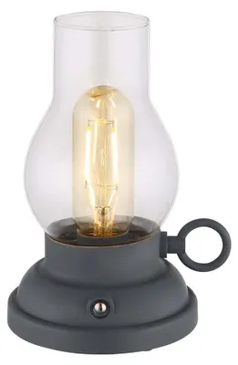 Immagine prodotto di Lampada da tavolo a LED, antracite, touch dimmer, batteria ricaricabile, H 17,5 cm