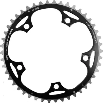 Produktbild von TA Kettenblatt Alizé 54 Zähne schwarz LK 130mm aussen 8/9/10-fach