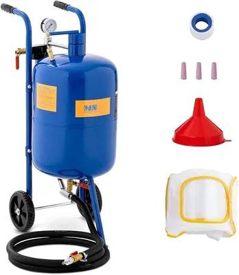 Zdjęcie produktu dla MSW MSW-MS40A - urządzenie do piaskowania, mobilne, pojemność 40 litrów, ciśnienie 7,6 bar