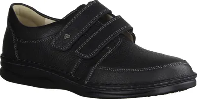 Produktbild von Finn Comfort Wicklow Herrenslipper, bequem, Schwarz, Leder, Wechselfußbett - Herrenschuhe Slipper, Schwarz, leder (hillcrest)