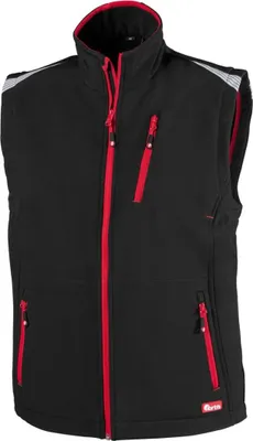 Produktbild von Fortis Weste Herren 24 Gr. 2XL schwarz/rot