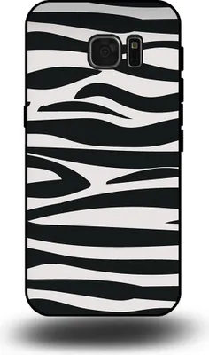 Produktbild von Smartphonica Handytasche passend für OPPO A52 / A72 4G / A92 mit Zebradruck - TPU Rückseite mit Zebradruck Design - Schwarz Weiß