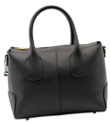 Produktbild von Florence Damen Handtasche Echtleder schwarz OTF864S1