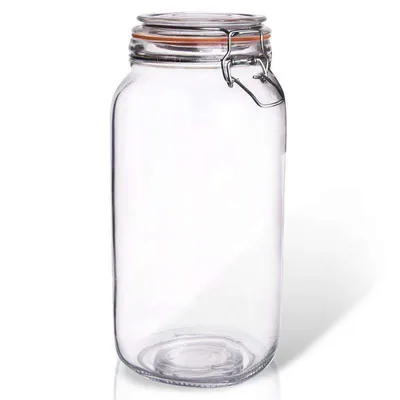 Image de ORION Pot de conservation avec fermeture à étrier récipient en verre breveté BELA 2l