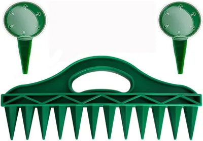 Imagen del producto de Juego de sembradora manual con 12 orificios, de 3 piezas, dispensador de semillas ajustable, para jardín y huerto