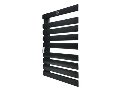 Produktbild von Purline NTW-15, Leiter Handtuchhalter, Gerade, Wand-montiert, Schwarz, Aluminium, 500 W