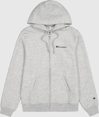 Produktbild von Champion Herren Basic Hooded Sweatjacke 220260 : S : grau-melange Farbe: grau-melange Größe: S