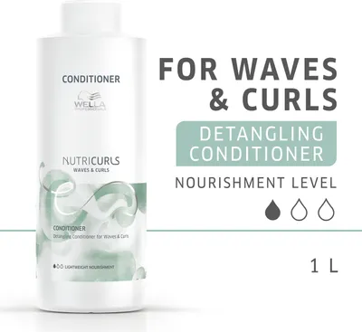 Immagine prodotto di Balsamo nutriente per capelli mossi e ricci Nutricurls (Waves & Curls Conditioner), 1000 ml