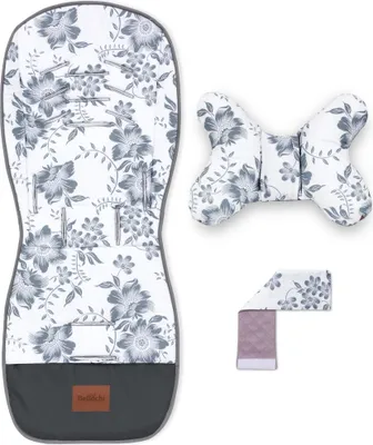 Produktbild von Bellochi Sitzauflage Kinderwägen Sitzauflage Buggy Sommer - Universal und Luftige mit Anti-Shock-Kissen - -Zertifikat - pink berry
