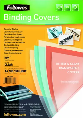 Produktbild von Fellowes Deckblatt A4 transparent 150 Mikron