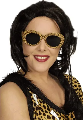 Produktbild von K85259070 Damen Herren Leoparden Brille Partybrille