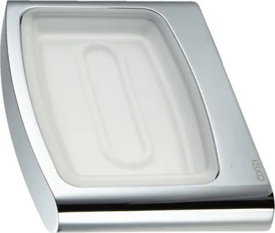Produktbild von Keuco Elegance-Seifenhalter mit mattierter Echtkristallglasschale verchromt