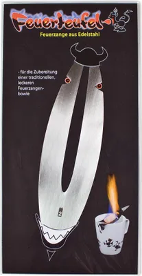 Produktbild von Take2 Die Feuerteufel Feuerzange, Feuerzangenbowle, Zuckerzange, Feuer Zange, 26055