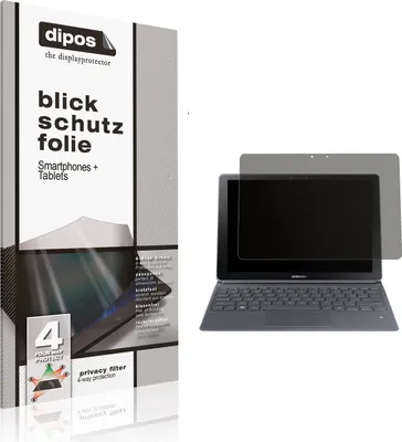 Produktbild von Blickschutzfolie für Samsung Galaxy Book W720 12 Zoll matt Schutzfolie Folie Display Schutz dipos