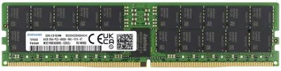 Zdjęcie produktu dla Samsung M321R8GA0BB0-CQK, 64 GB, 1 x 64 GB, DDR5, 4800 MHz, 288-pin DIMM