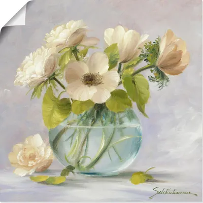 Produktbild von ARTland Poster Gelbe Windröschen Größe: 50x50 cm