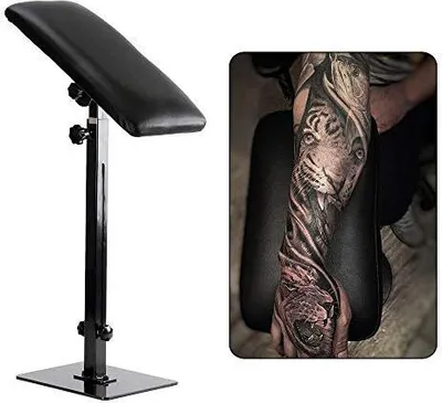 Produktbild von Podłokietnik do tatuażu Podnóżek do tatuażu Regulowany podłokietnik Przenośny podłokietnik do tatuażu Regulowana wysokość 68-100 cm Narzędzie do tatuażu