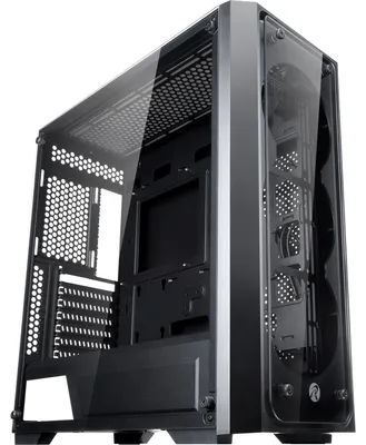 Produktbild von RAIJINTEK PONOS TG4, Desktop, PC, Schwarz, ATX, EATX, EEB, micro ATX, Mini-ITX, SPCC, Gaming