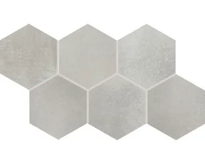 Obrázok produktu pre Dlažba imitácia betónu Strada sivá šesťhran 37x21 cm