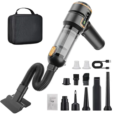 Handstaubsauger 23000 Pa, kabellos, Mini, für Auto & Haushalt