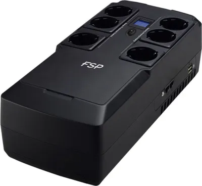 Immagine prodotto di Gruppo di continuità (UPS) FSP NanoFit 600 Standby (offline) 0,6 kVA 360 W 6 prese CA