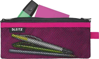 Produktbild von Leitz 40120023, Unisex, Zubehörtasche, Medium, Reißverschluss, 2 Taschen, Pink