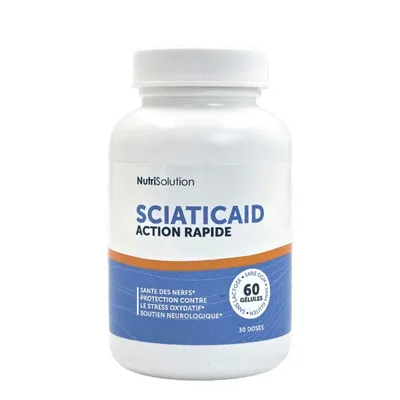Immagine prodotto di SCIATICAID Azione Rapida – Integratore alimentare con vitamine, estratti vegetali e Acetil-L-Carnitina | 60 capsule