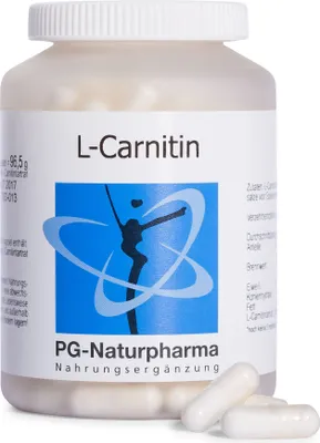 Produktbild von L-Carnitin Kapseln - 160 Kapseln mit je 500 mg L-Carnitin Tartrat, hochdosiert, aus Deutschland, 2-Monatsvorrat