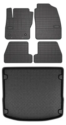 Immagine prodotto di Tappetini gomma SolidPRO + bagagliaio per Ford Focus MK3 2011- 5 pezzi