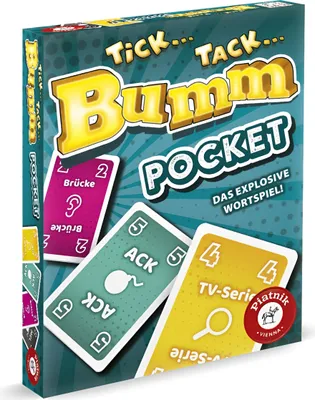 Produktbild von Piatnik - Tick Tack Bumm Pocket Wortspiel Gesellschaftsspiel