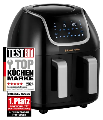 Obrázok produktu pre Dvojkomorová fritéza na horúci vzduch Russell Hobbs