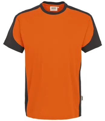 Produktbild von Hakro T-Shirt-Contrast Performance - Orange/Anthrazit - Größe M