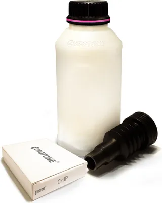Produktbild von 1x XXL Eurotone Nachfüll Pulver Alternative + 1x Chip für Xerox 113R00724 Rot Magenta