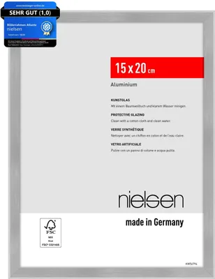 Obrázok produktu pre nielsen hliníkový rám na obraz Atlanta, 15 x 20 cm, štruktúra strieborná matná