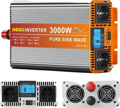 Image de Onduleur automatique, puissance de sortie 7000 W, deux prises CA, 3000 W, Europe-d, 24 V-b, 220 V-50 Hz-d