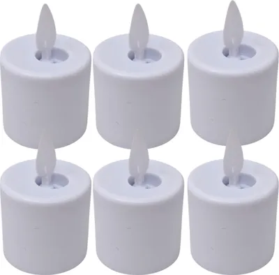 Produktbild von 6x Duni LED Kerze Moving Flame Ersatzkerze für Duni LED-Set