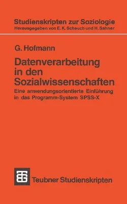 Produktbild von Datenverarbeitung in den Sozialwissenschaften