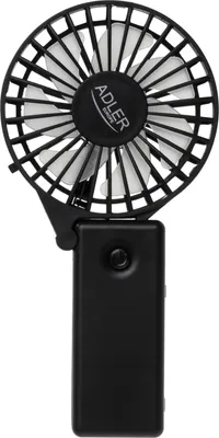 Immagine prodotto di Adler Foldable mini fan | AD 7336 | Desk fan | Black | Diameter 6.5 cm | Number of speeds 1