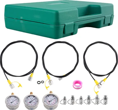 Produktbild von Hydraulik Manometer Tester 600 bar Druckprüfer Werkzeug Hydraulik