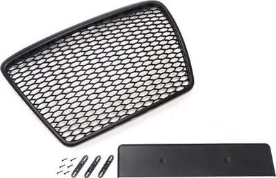 Immagine prodotto di Griglia radiatore Griglia sportiva Griglia a nido d'ape nera per Audi A6 4F C6 2009-11